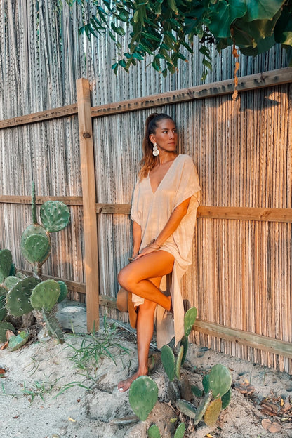 Kaftan Orisha Stone Beige with Citrine - Shambori Spirit