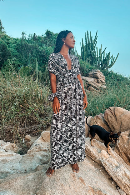Yemaya Zebra Shiffon with Onyx - Shambori Spirit